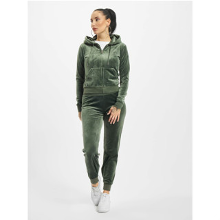 Juicy Couture Sport系列 天鵝絨 連帽外套 束腳運動長褲 （套裝 ） 全新正品 墨綠