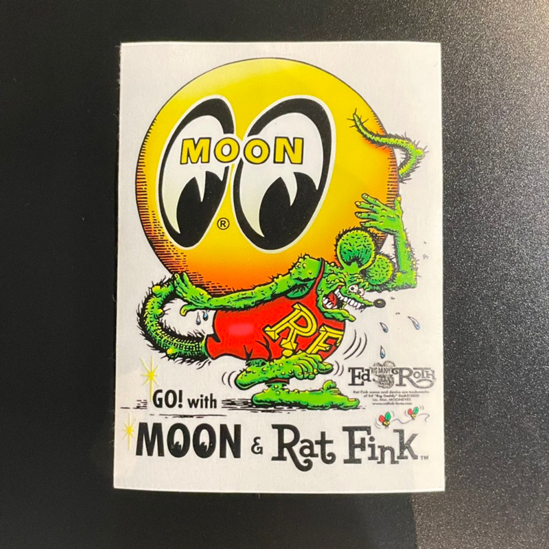 RAT FINK MOONEYES 聯名貼紙 芬克鼠 防水貼紙 美式文化