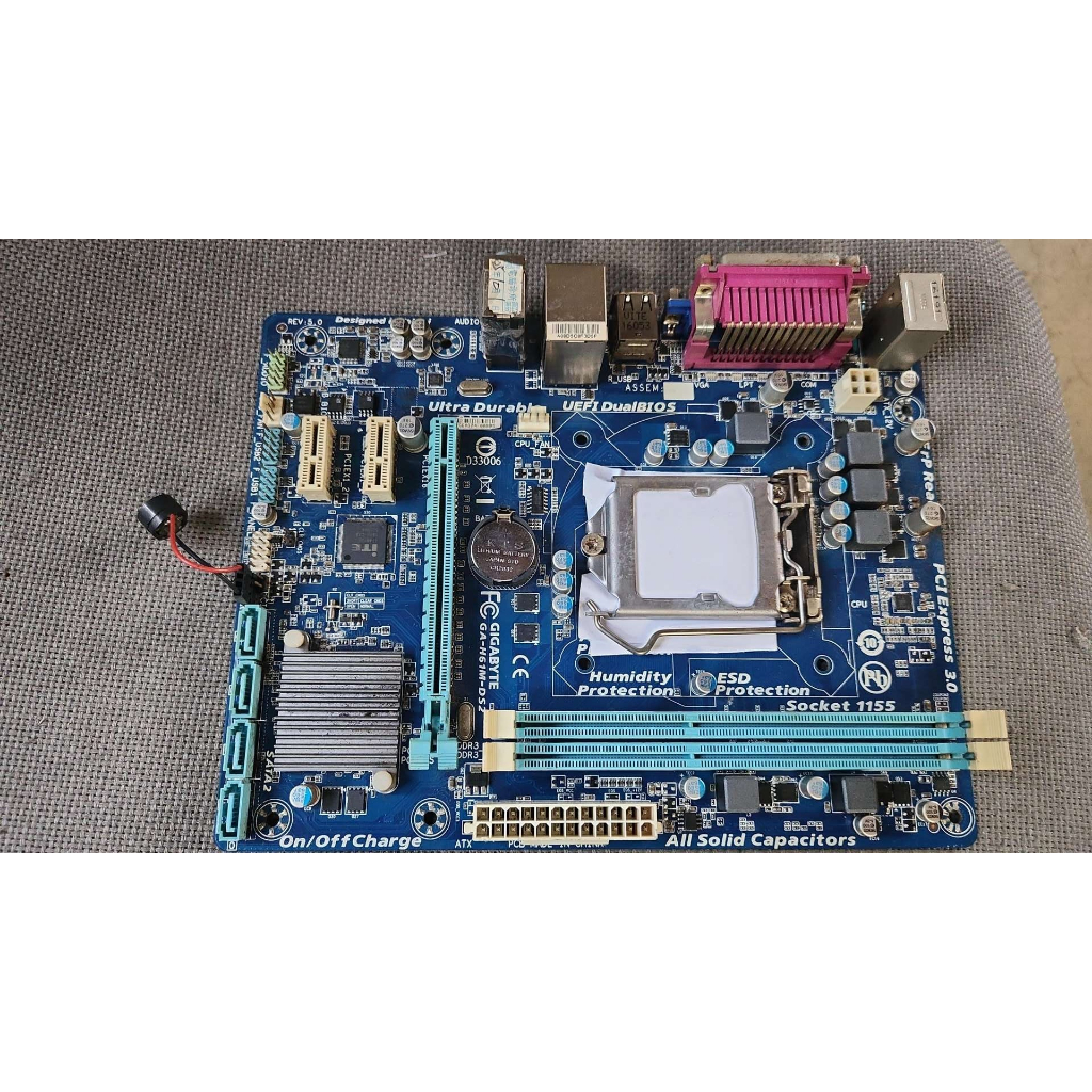 含稅 內建音效故障 技嘉 GA-H61M-DS2 1155 DDR3  保固一個月 03M599