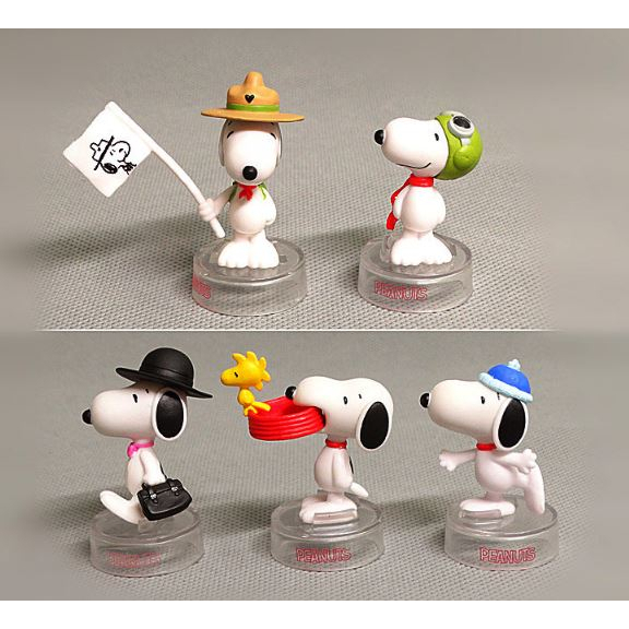 【台灣現貨】清倉 史努比 可愛 Q版 小狗 童年 旅行生活組 蛋糕 烘培 生日 禮品 模型 玩具 公仔