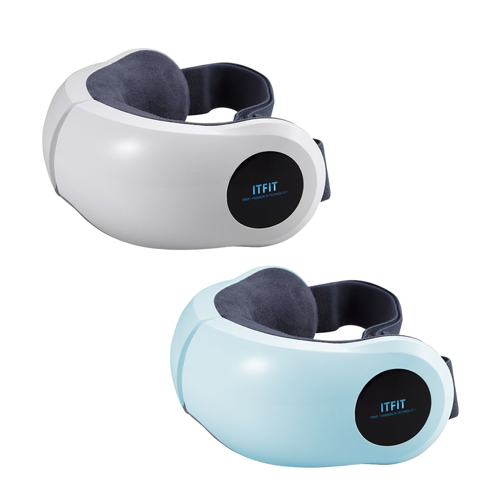 (含稅+10%蝦幣) Samsung ITFIT 眼部按摩器 眼部舒緩按摩器 按摩眼罩 氣囊指壓 恆溫熱敷 音樂放鬆模式