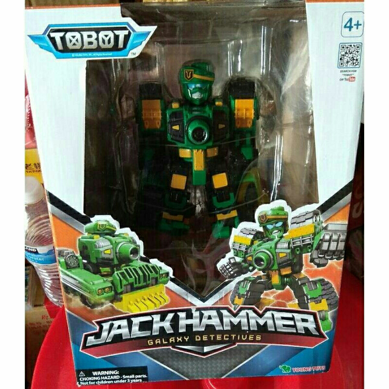 盒損品內容全新 正版 Tobot 機器戰士 宇宙奇兵 重砲傑克 坦克 變形