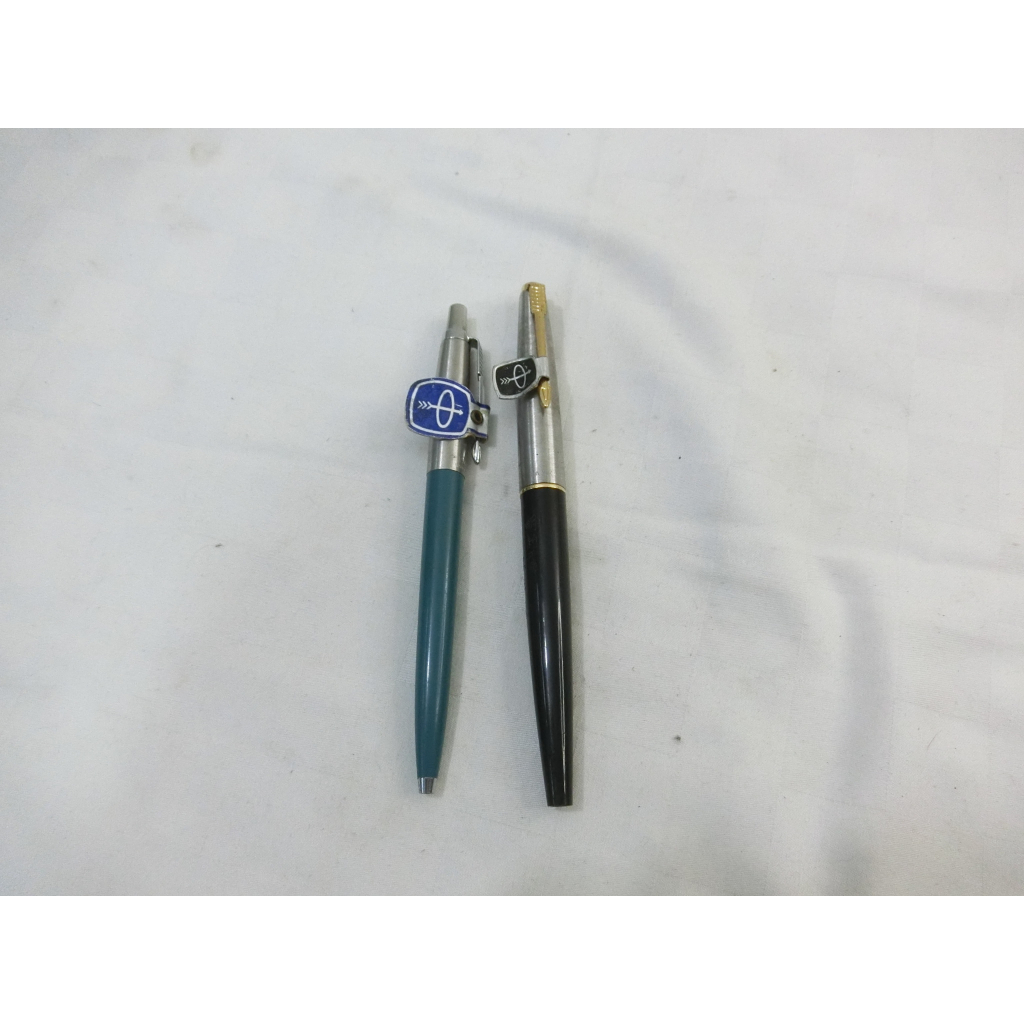 (sx)早期古董 PARKER派克45型鋼筆+原子筆