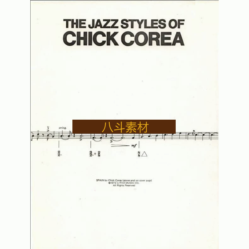 電子版The Jazz Styles Of Chick Corea大師風格爵士鋼琴