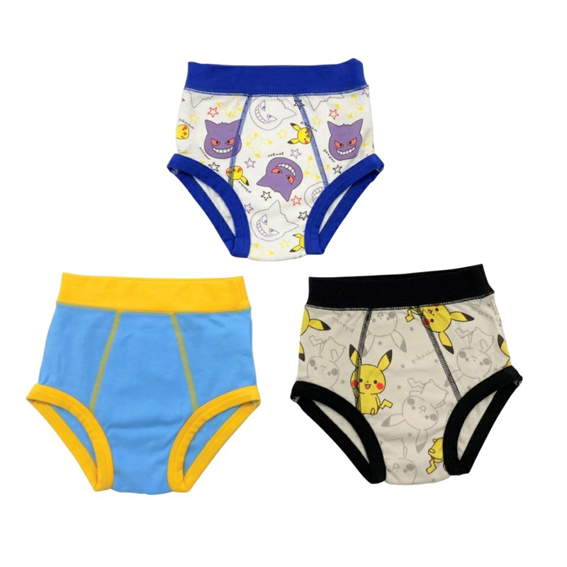 [日本直購] Monpoke寶可夢嬰兒專門品牌  男童三角內褲120cm 盒裝3件組