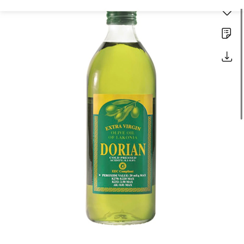 Dorian 橄欖油 特級冷壓橄欖油-1瓶裝