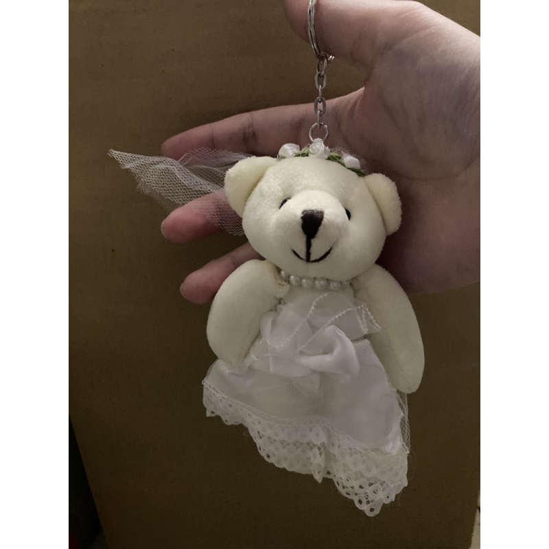 全新-結婚小熊吊飾娃娃