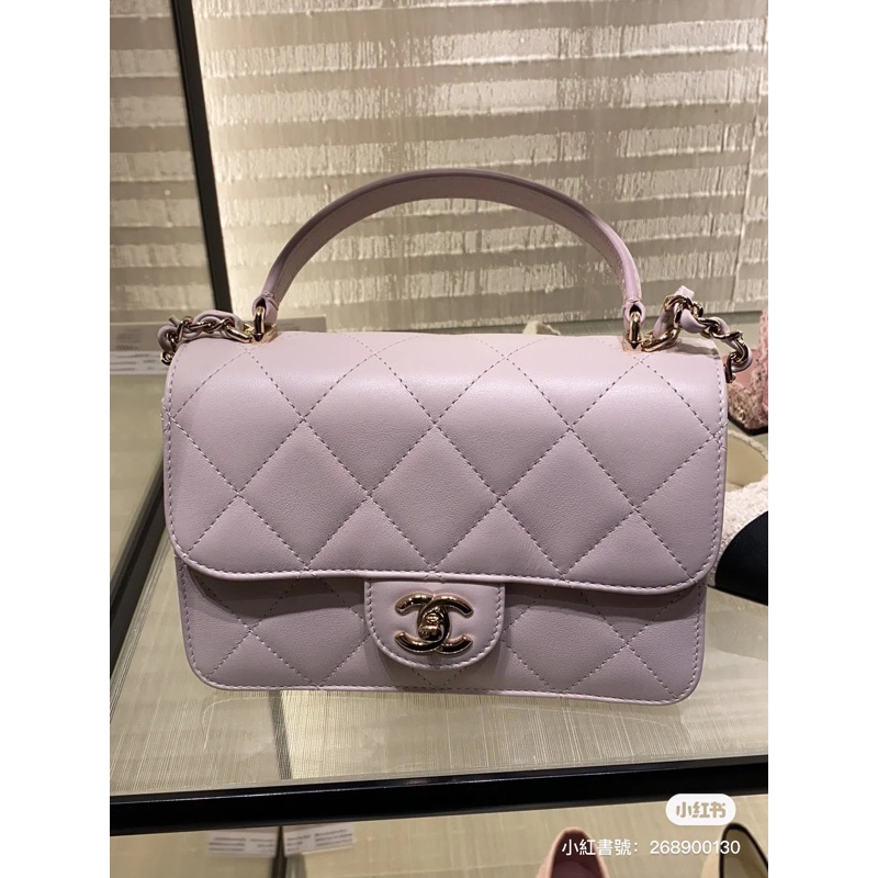 台灣現貨 Chanel 粉色coco lady😍太美了啦～新色 20cm正品代購歐洲代購
