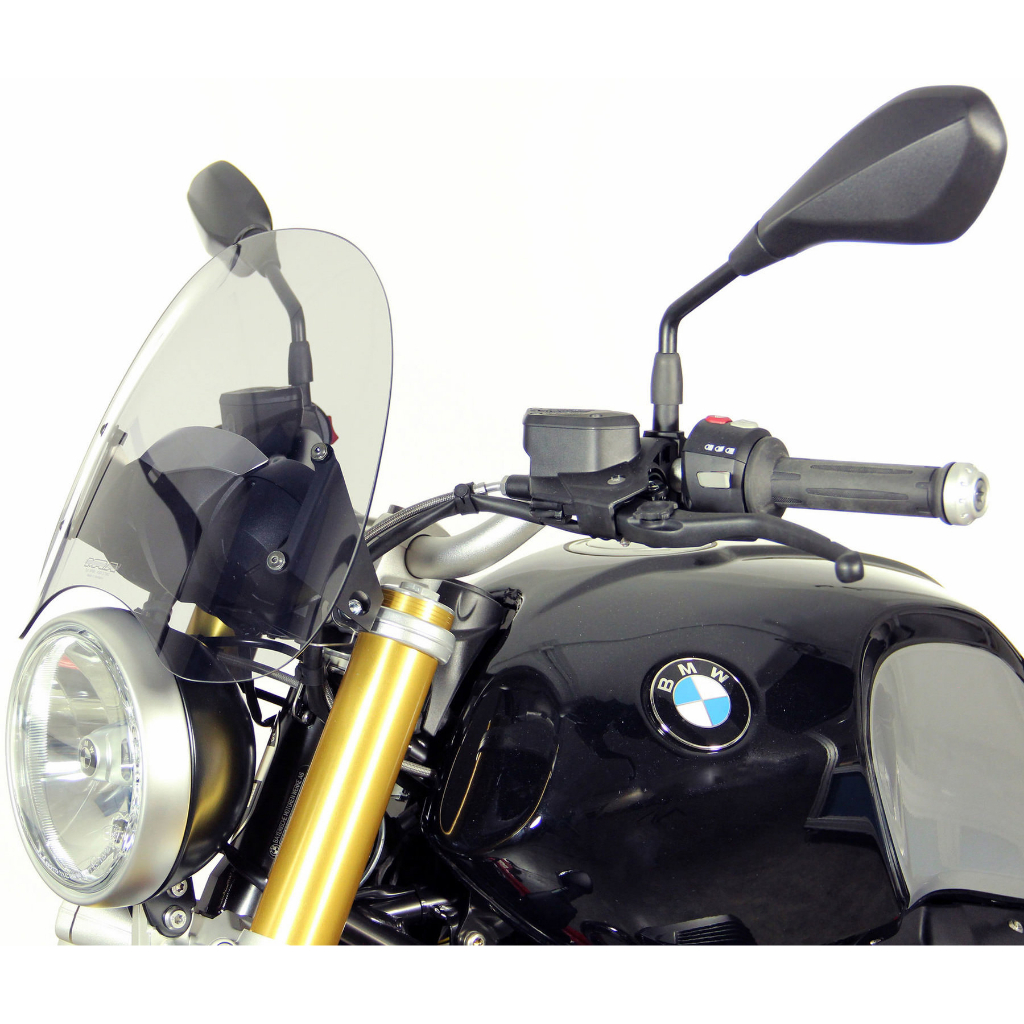 【德國Louis】MRA 摩托車休旅風鏡 BMW RnineT R9T 淺墨色 導流板擾流板擋風鏡前檔板10010021