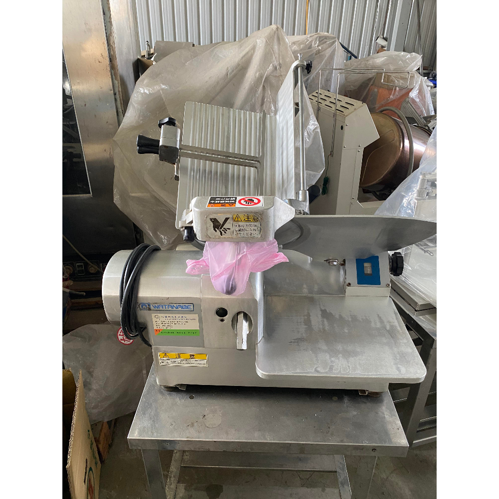 < 巧騰食品機械 > 現貨二手 日本製渡邊切肉機 / 桌上型  /  切片機  / 肉片機