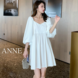 ANNE｜泡泡袖孕婦連身裙 M-XL【AD20123】裙 夏天洋裝 孕婦裝 孕婦洋裝 孕婦連身裙 短袖洋裝 泡泡袖