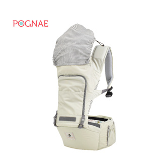 【POGNAE】二合一NO.5超輕量背巾-360度透氣款 嬰兒揹巾 背帶 省力 揹帶 新生兒 透氣 彌月禮