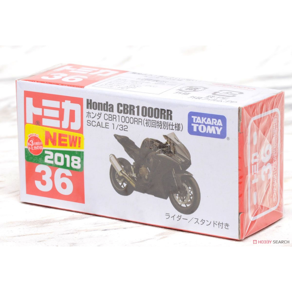 【現貨】絕版 TOMICA 多美小汽車 NO.36 Honda CBR1000RR本田 重型機車 初回一般 2018車貼