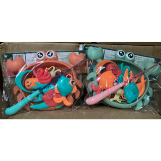 【新協隆玩具】螃蟹釣魚組 釣魚組 磁吸釣魚 魚鉤釣魚 戲水玩具 沙灘玩具 釣魚玩具 洗澡玩具 夏日玩水