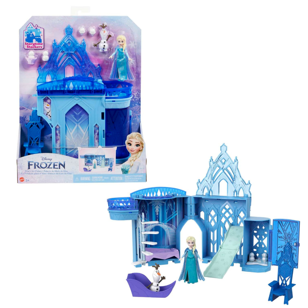 全新 正品 Disney Frozen Elsa Castle 艾莎 雪寶 迪士尼 公主系列 冰雪奇緣 城堡 玩具