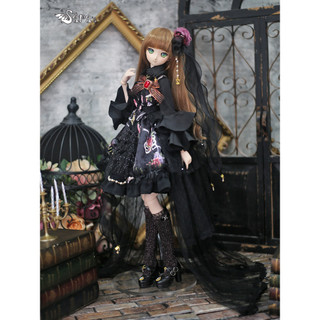 Air Castle◆1/3 午夜玫瑰華麗禮服套裝 DD BJD娃用◇MonJouJou代理