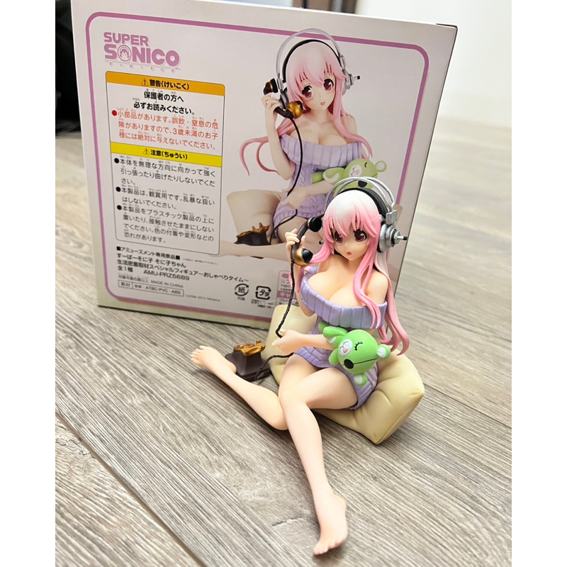 🔸二手品🔸SUPER SONICO 超級索尼子 生活密著取材 通話中（電話） 公仔