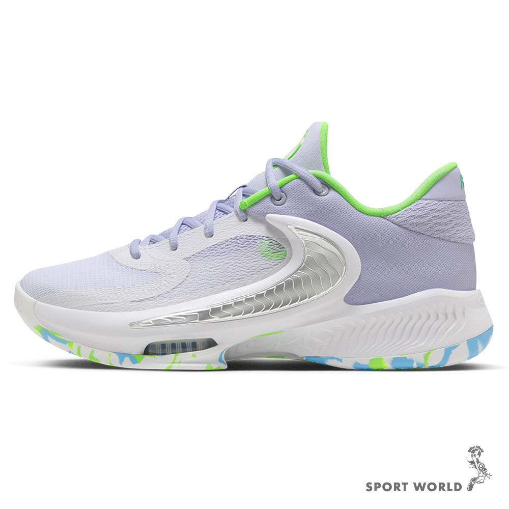Nike 男籃球鞋 Zoom Freak 4 EP 字母哥 芋頭紫【運動世界】DJ6148-101