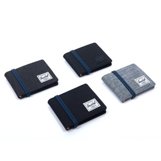 Herschel Roy Bi-Fold Wallet 全黑 黑色 RFID 防盜 帆布 皮夾 短夾 男生 錢包 現貨