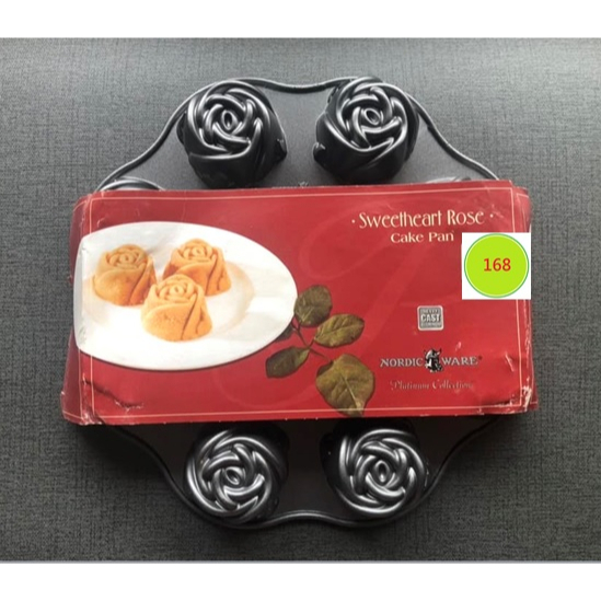 美國 Nordic Ware Sweetheart Rose Cake Pan 諾迪威甜心玫瑰蛋糕烤盤 不沾烤模 烘焙