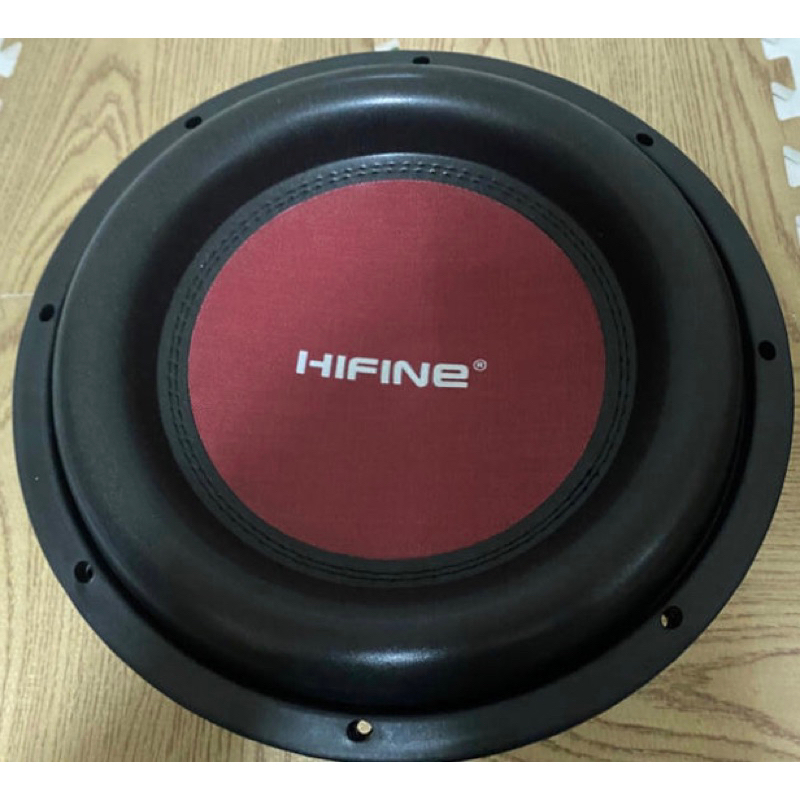 德國HIFINE12寸重低音喇叭鋁盆架雙音圈雙磁鋼雙彈波1500瓦大瓦數92db效率高