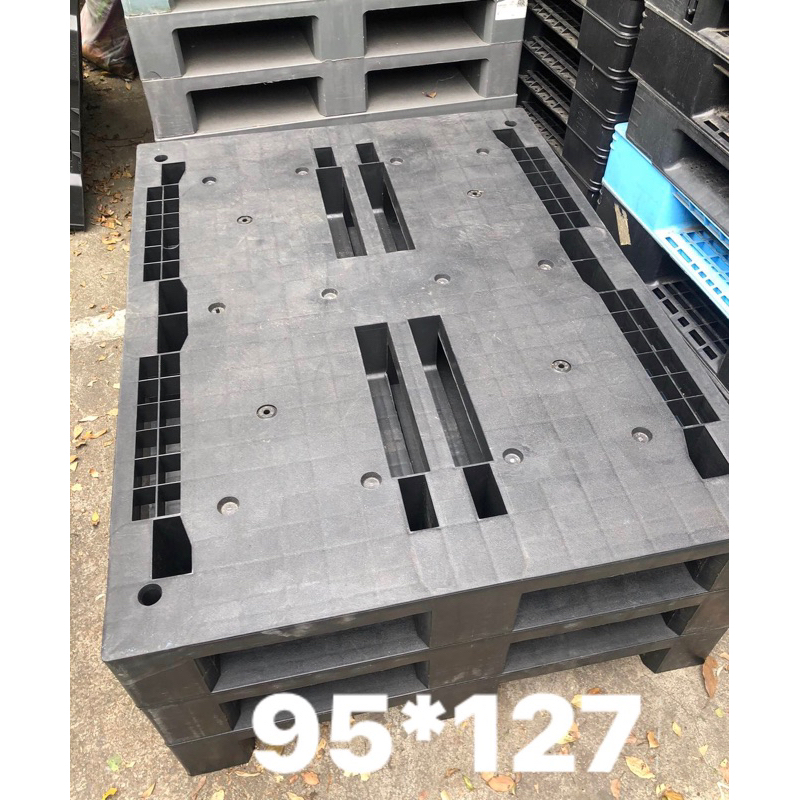 接近全新 95*127*16川字塑膠棧板 頂樓隔熱棧板 中古棧板/棧板/二手棧板/塑膠棧板 超級便宜 品項優質