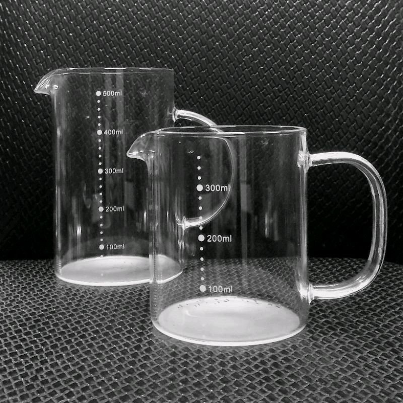 加厚(市面最厚)耐熱直身型玻璃量杯300/500ml