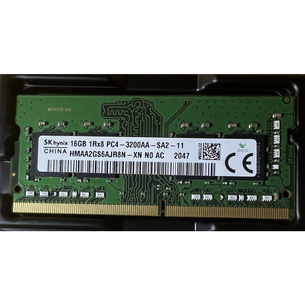 良品 筆電 韓廠 SK 海力士 DDR4 頂規 16G 16GB 3200 記憶體 RAM 筆記型電腦 1.2V NB