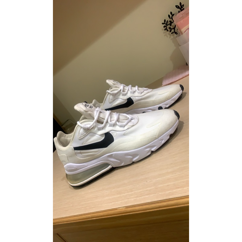 Nike Air Max 270 React 白 氣墊 女鞋 CI3899-101