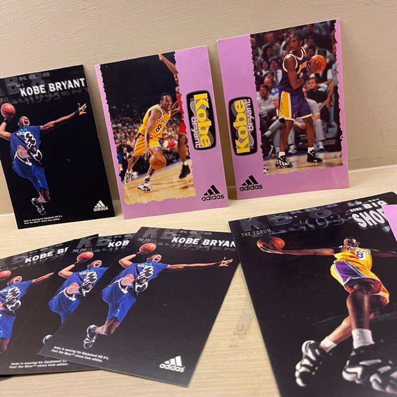1997 NBA Adidas Kobe Bryant kb8 Crazy 8 all star 個人資料 鞋卡 明信片