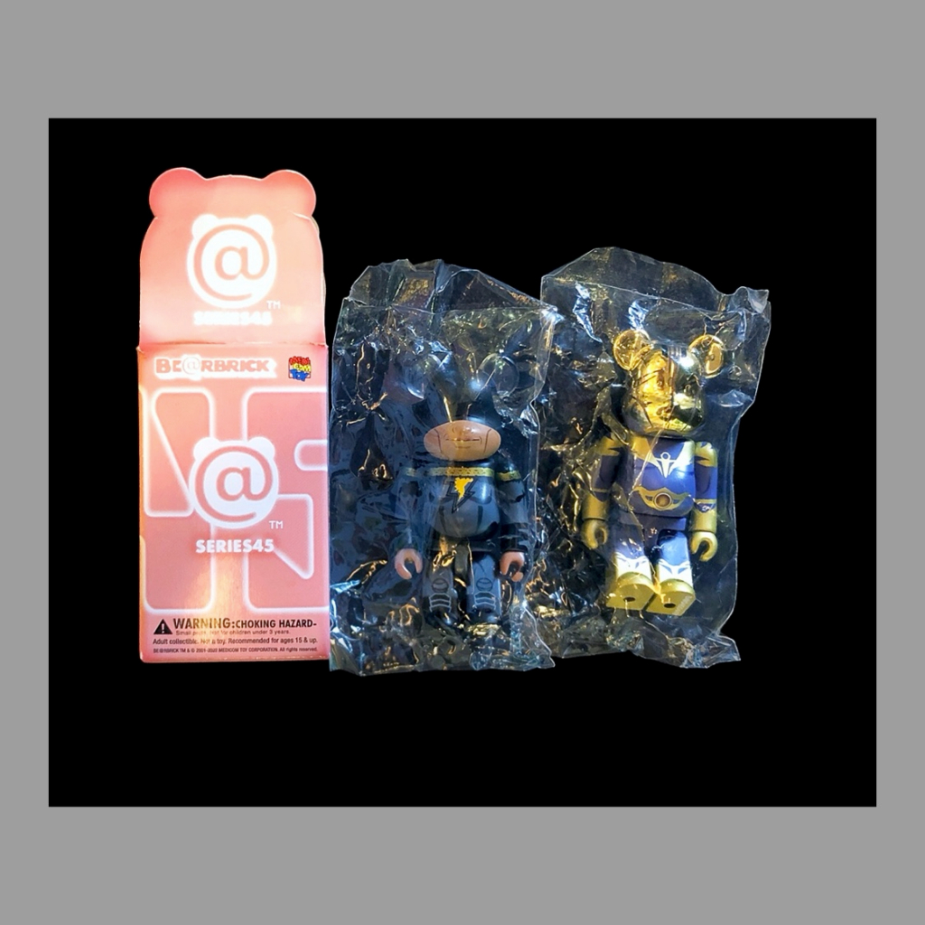 BEARBRICK SERIES 45 100% DC 黑亞當 巨石強森 命運博士 隱藏版 庫柏力克熊 45代 盒玩