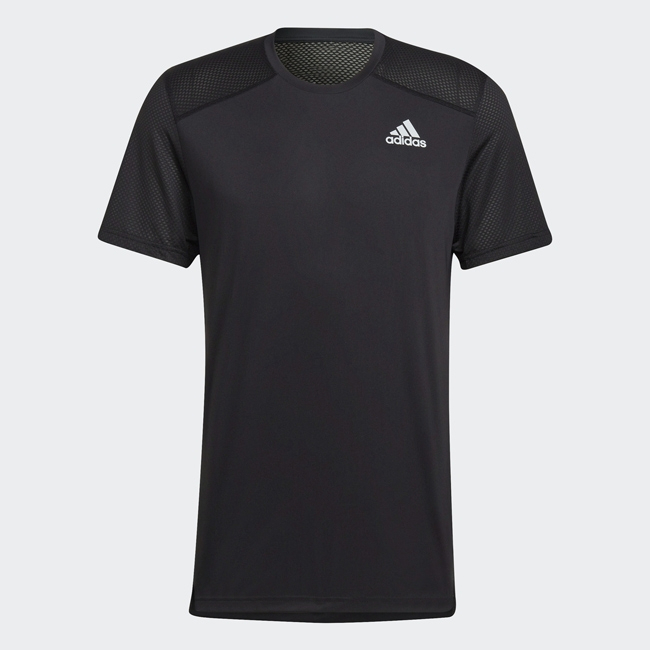 Adidas OTR Cooler Tee 男款 黑色 短袖上衣T恤 反光吸濕排汗 H59885【KAORACER】