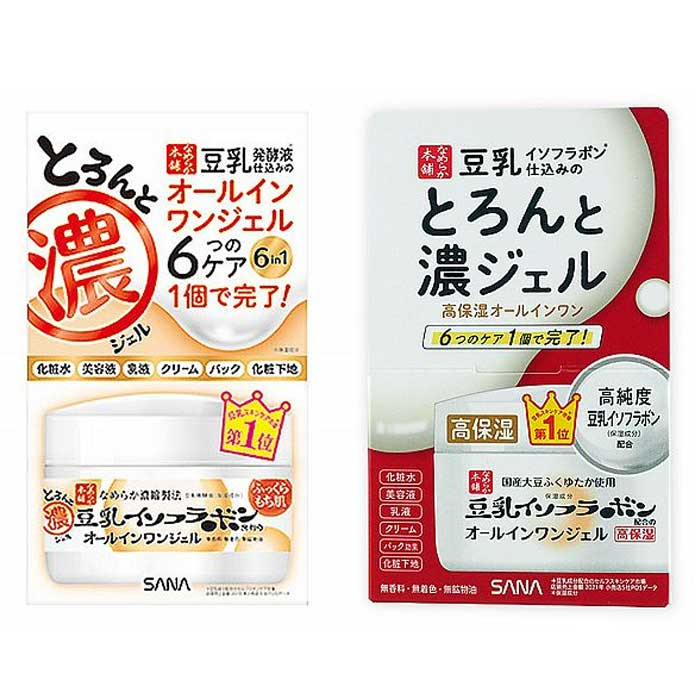 SANA 莎娜 豆乳美肌多效保濕凝膠霜(100g) 一般型／濃潤型【小三美日】D447907