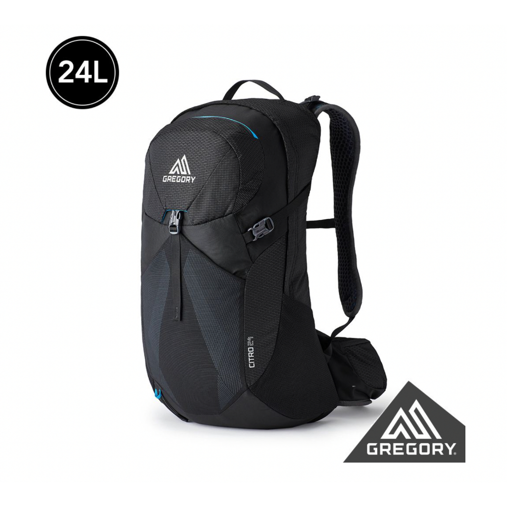 免運！Gregory 24L Citro 多功能 登山背包 臭氧黑 電藍 男款 百岳 戶外 Outdoor 健行