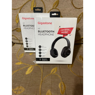 全新未拆Gigastone Headphone H1 耳罩式無線藍牙耳機 H1 黑色 A2DP立體音效