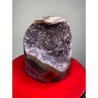 天然烏拉圭紫水晶小晶鎮 招財擺件 淨化消磁