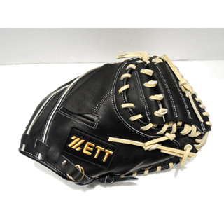 ~軟式M/J BALL專用~ZETT 棒壘球手套 捕手手套 (BPGT-80202) 黑，附手套袋