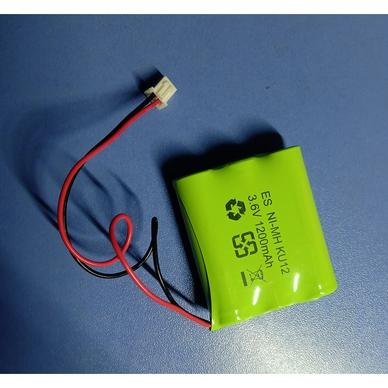 3.6V NI-MH 鎳氫 充電電池 1200mAh (JST 2.5mm,2PIN 母座接頭)