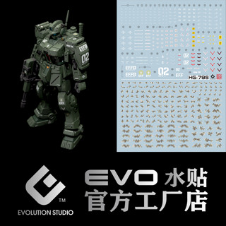 【Max模型小站】EVO PB HGUC(21) RGM-79S 吉姆斯巴達 模型 螢光水貼