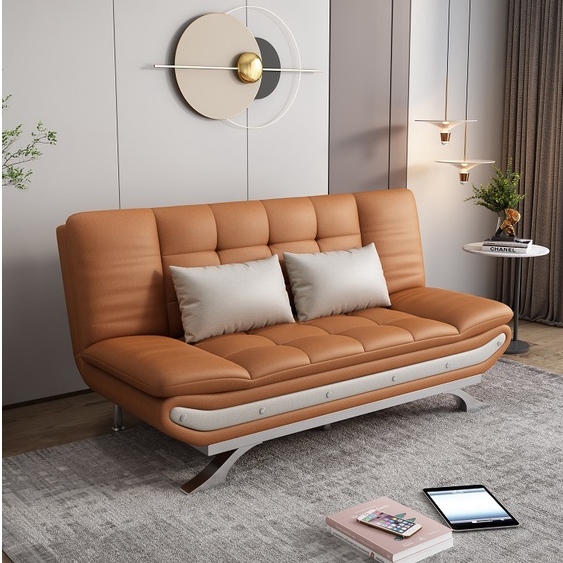 科技布沙發床 兩用小戶型沙發 單雙人折疊沙發床 現代簡約 客廳沙發 經濟型沙發 折疊沙發 實木腿雙人沙發床