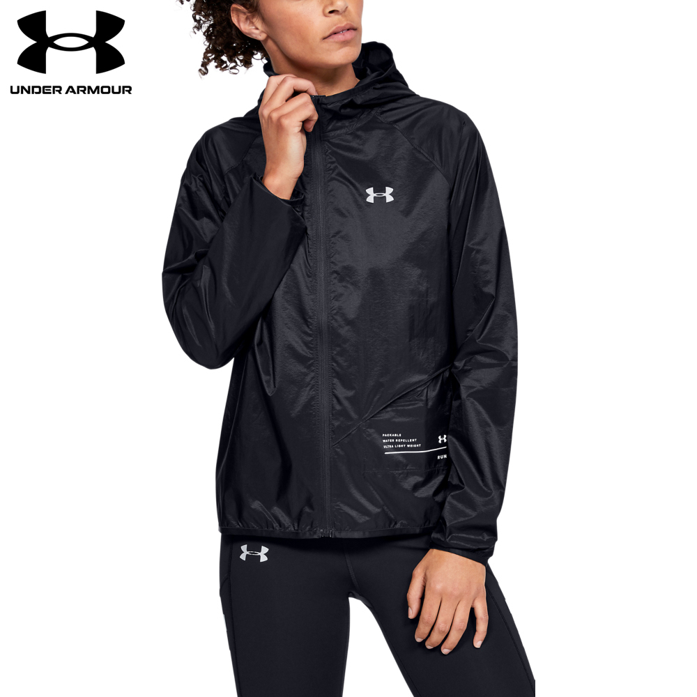 【UNDER ARMOUR】UA女 Qualifier Storm連帽外套(亞洲版型)-優惠商品