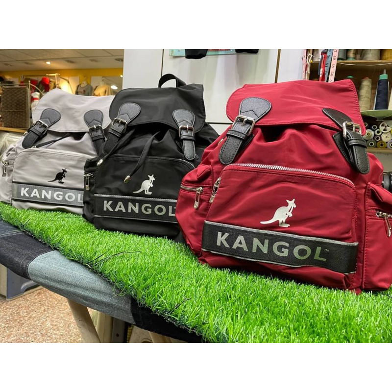Kangol 英國袋鼠 撞色後背包 基本顏色好搭配 現貨