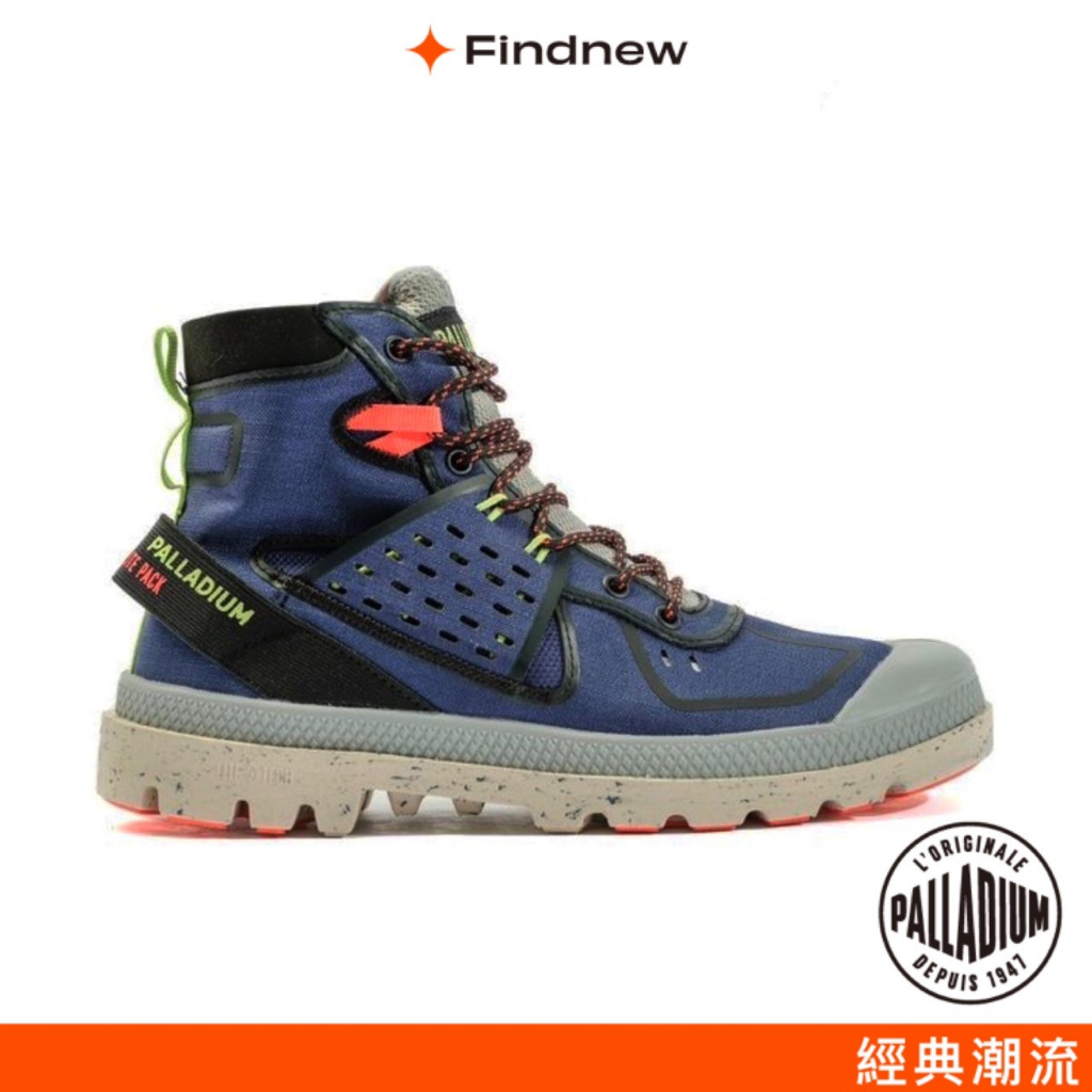 PALLADIUM PAMPA LITE+ PACK 潮流高筒靴 藍色 男女共款 78600-995【Findnew】