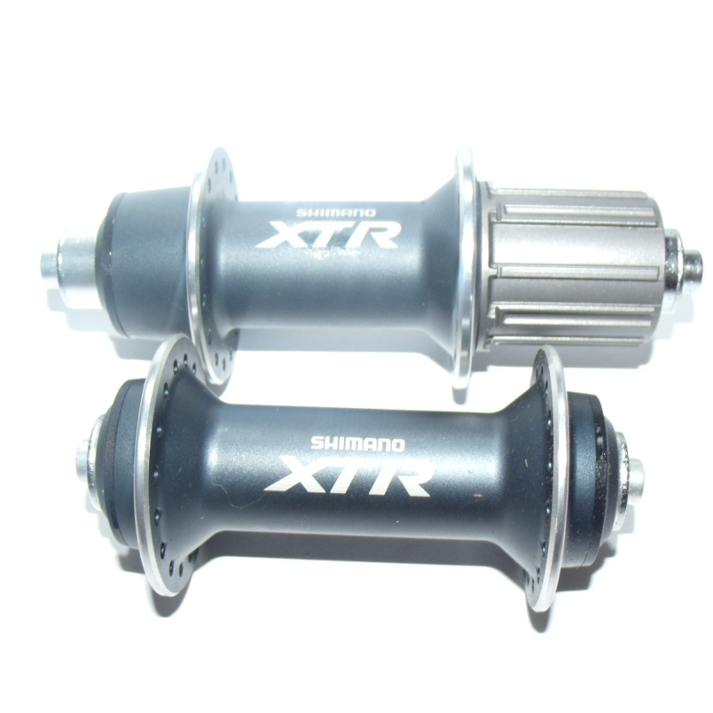 XTR M970 V煞 花鼓 前後 32孔 日本Shimano-露/蝦