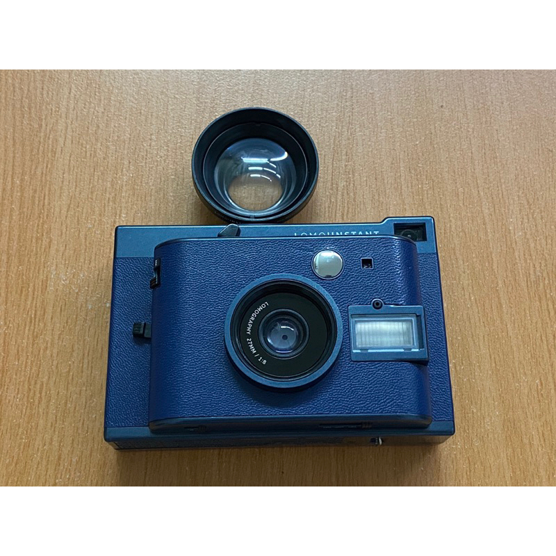 Lomo Instant拍立得 復古相機 instax 底片拍立得 換鏡頭 盒裝 二手 現貨 富士 mini 藍色