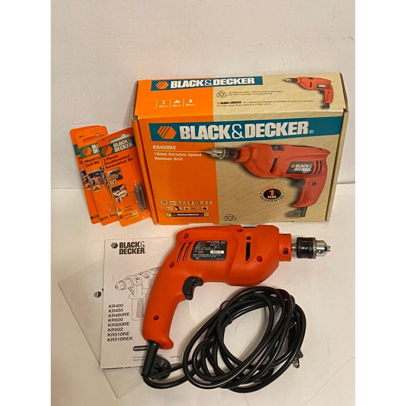 【JINQ小舖】 BLACK&amp;DECKER 百得 百工三分震動電鑽  DIY工具