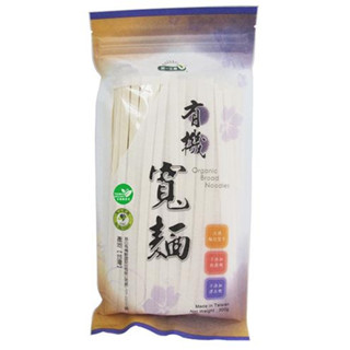 統一生機 有機寬麵 麵 300g包 有機 麵粉 寬麵 排骨酥湯麵 排骨 排骨酥 湯麵 香菇【蜜蜂超市® BeeMart】