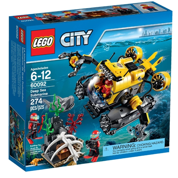 Lego 60092 深海探險潛水艇
