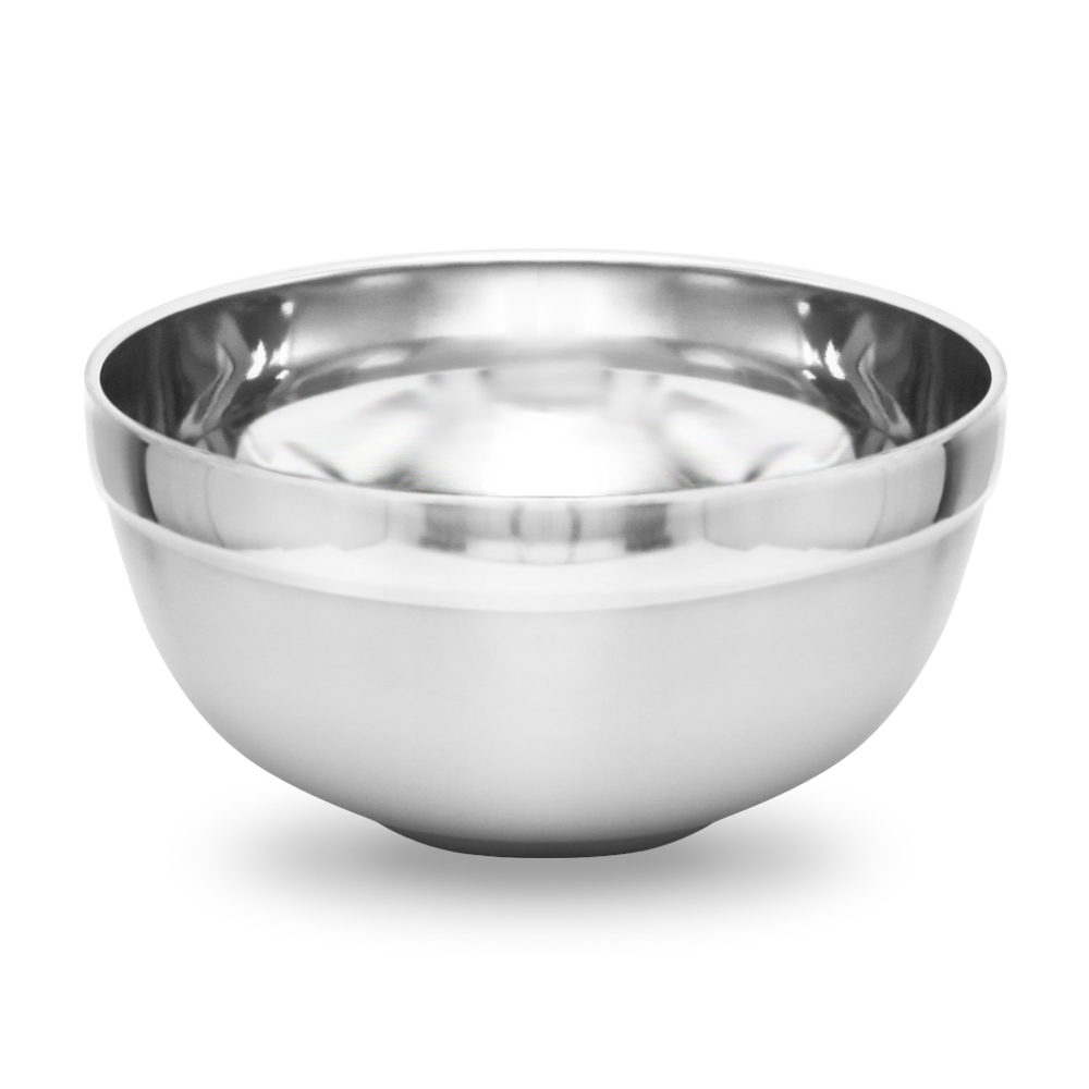 不鏽鋼磨砂碗 隔熱碗 16cm