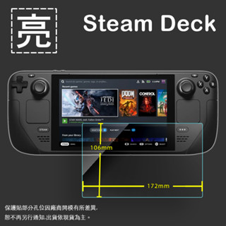 亮面/霧面 螢幕保護貼 Steam Deck 一體式掌機保護貼 主機保護貼 遊戲機 遊戲主機 螢幕貼 軟性 亮貼 霧貼
